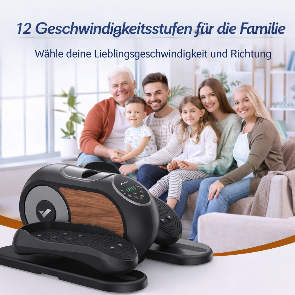 VitaBeweg Leiser Untertisch-Ellipsentrainer Pro