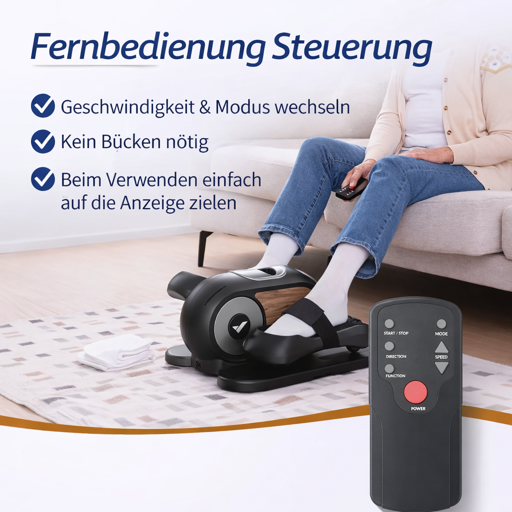 VitaBeweg Leiser Untertisch-Ellipsentrainer Pro